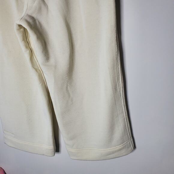 Smartwool Women's Recycled Terry Crop Wide Leg Pant In Almond NEW WITH TAGS - Picture 12 of 16